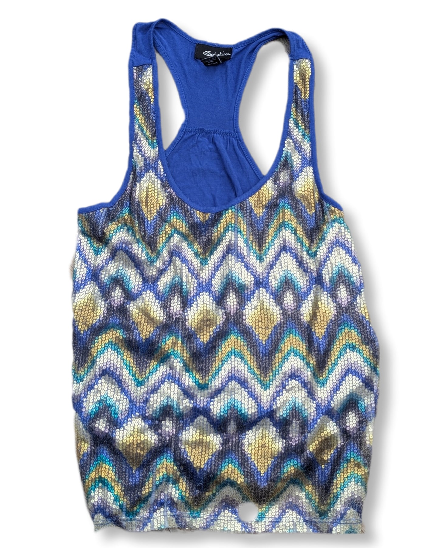 Débardeur à dos nageur avec sequins multicolores | Séduction | XS