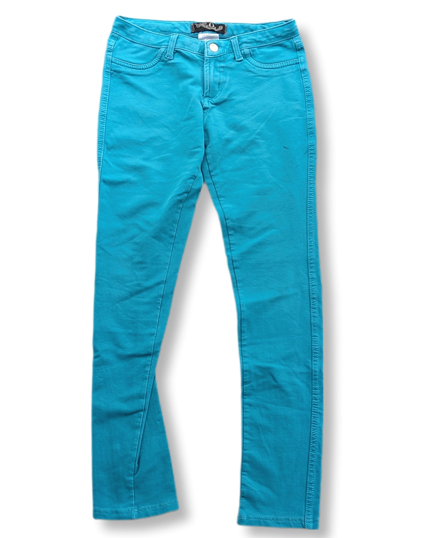 Pantalons style jeans skinny très ajusté, turquoise éclatant | MÉDIUM