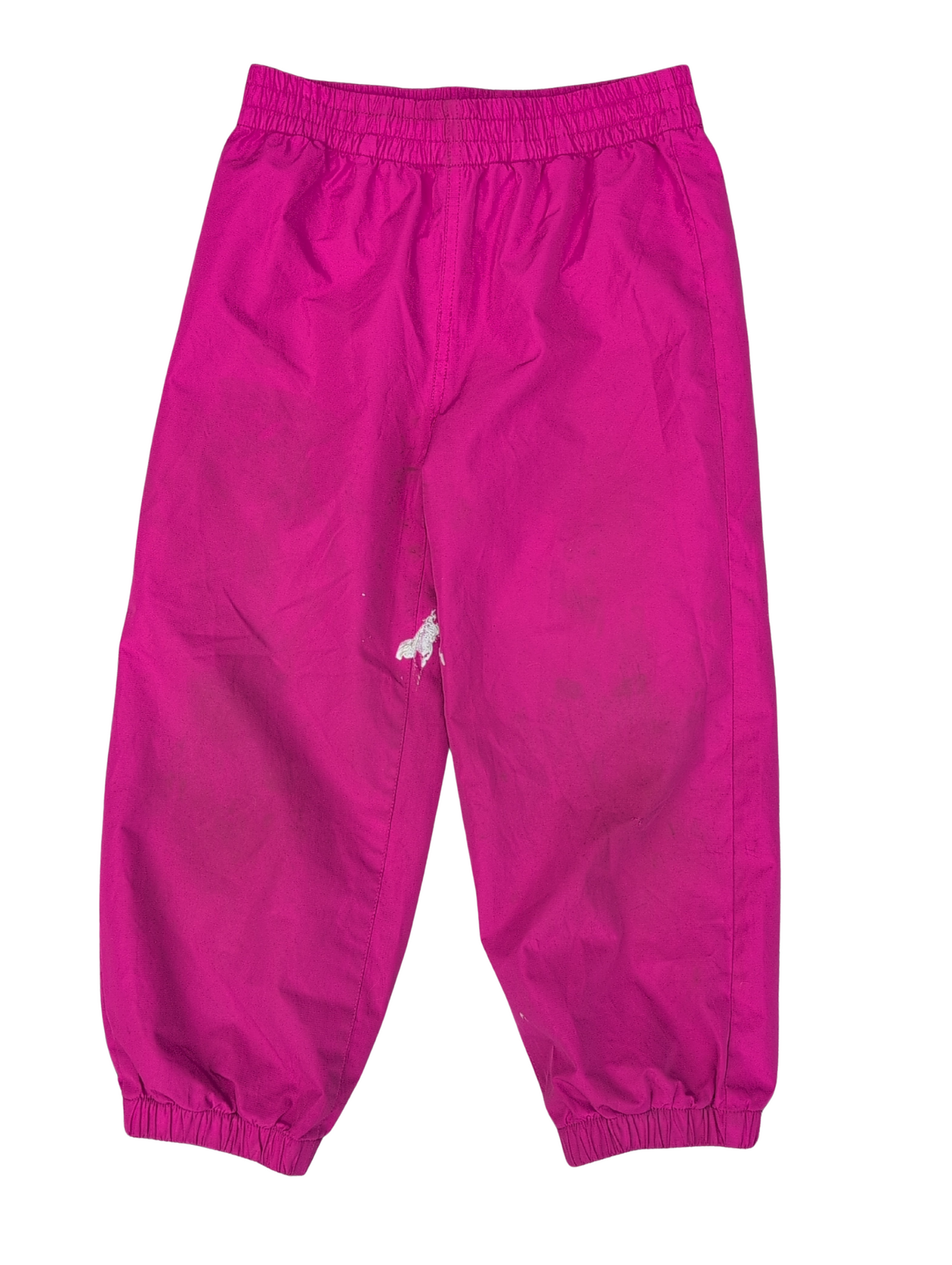 Pantalons de pluie doublée à taille élastique *IMPARFAITE* (tâche blanche de plâtre genre) | 5 ans