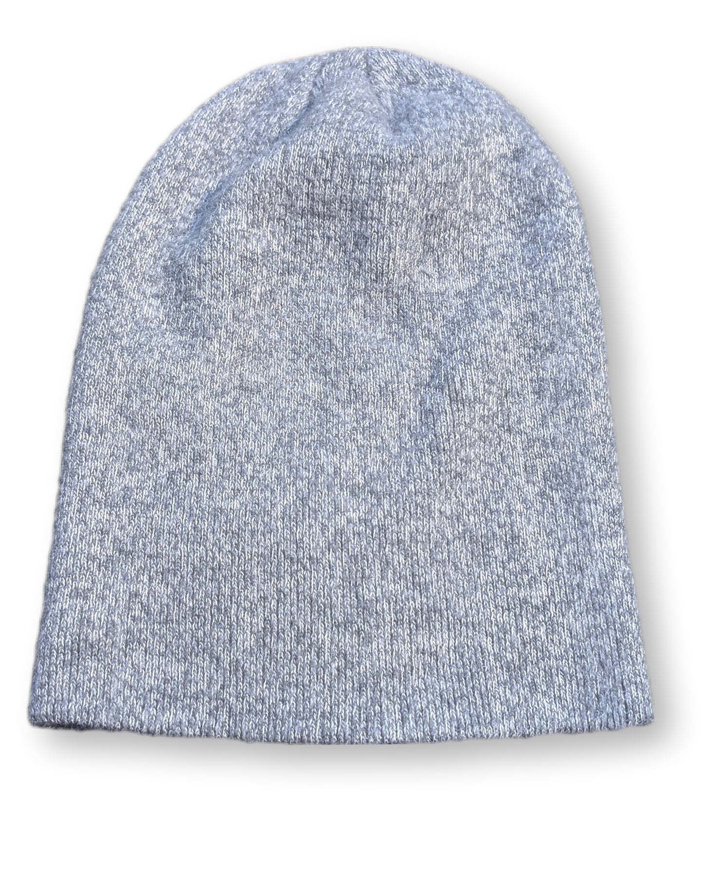 Tuque en tricot de couleur gris chiné | Ardène | T/U