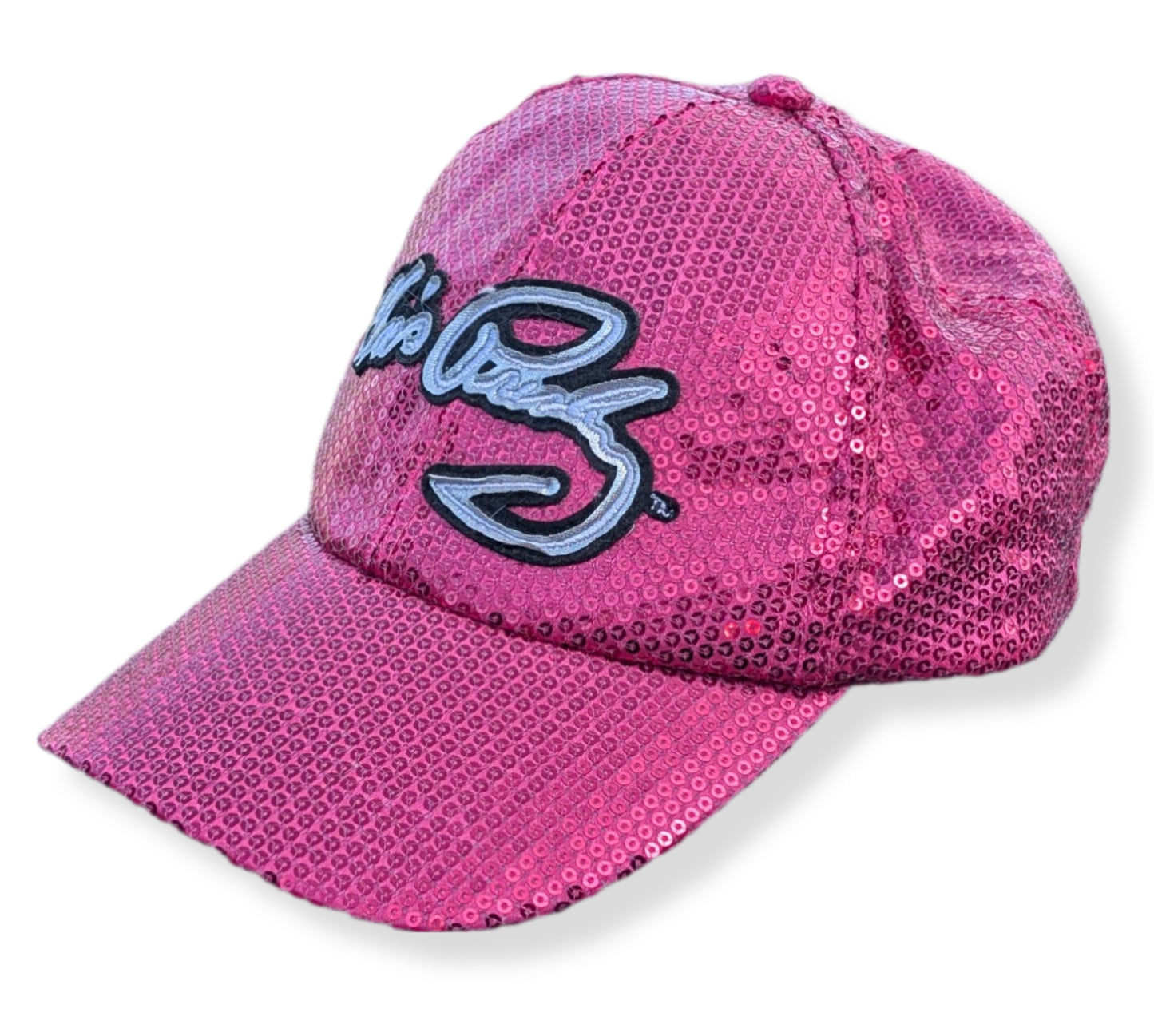 Casquette rose fuchsia à paillettes | Elvis Presley | T/U