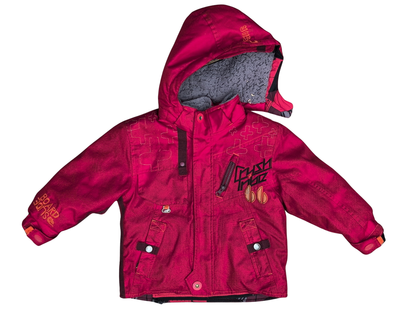 Manteau d'hiver doublé avec capuche | Crushr | 4 ans