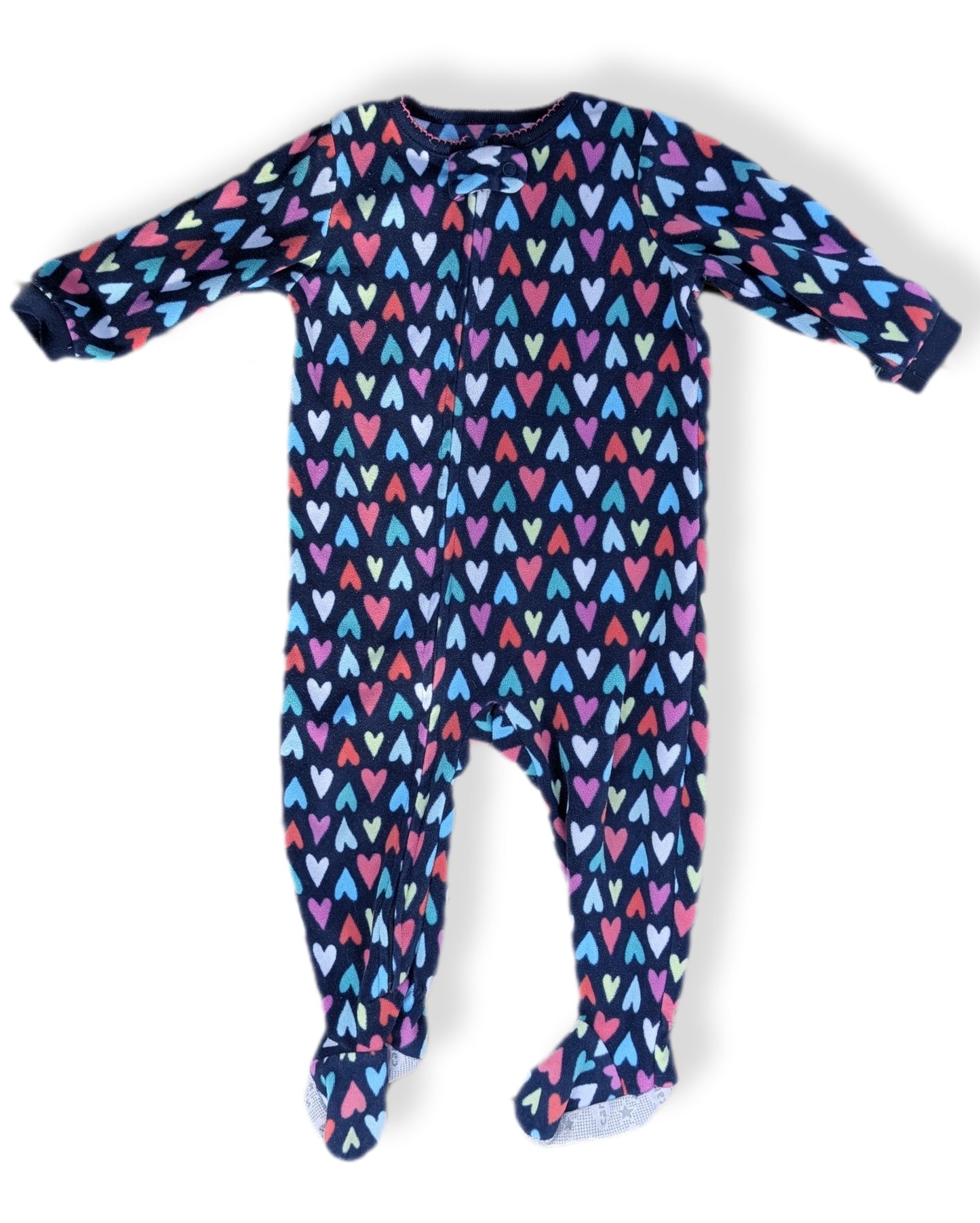 Pyjama à pieds en molleton doux & fermeture éclair | Carter's | 12 moos