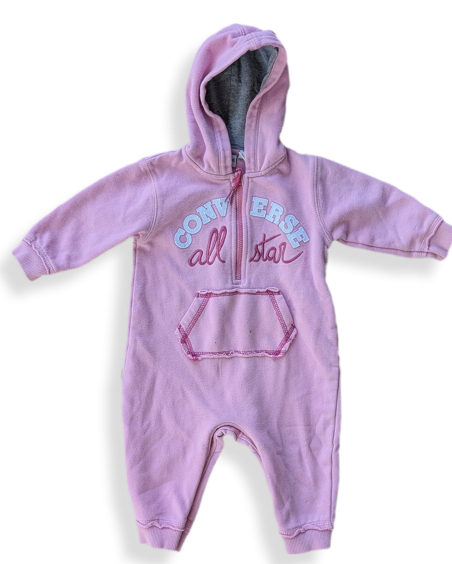 Combinaison avec capuchon sans pieds | Converse | 12 mois