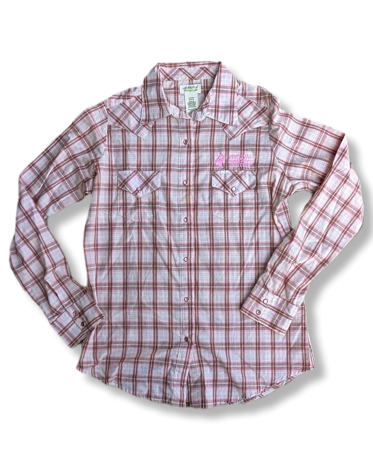 Chemise western à manches longues avec logo St-Tite | As real as Wrangler | SMALL