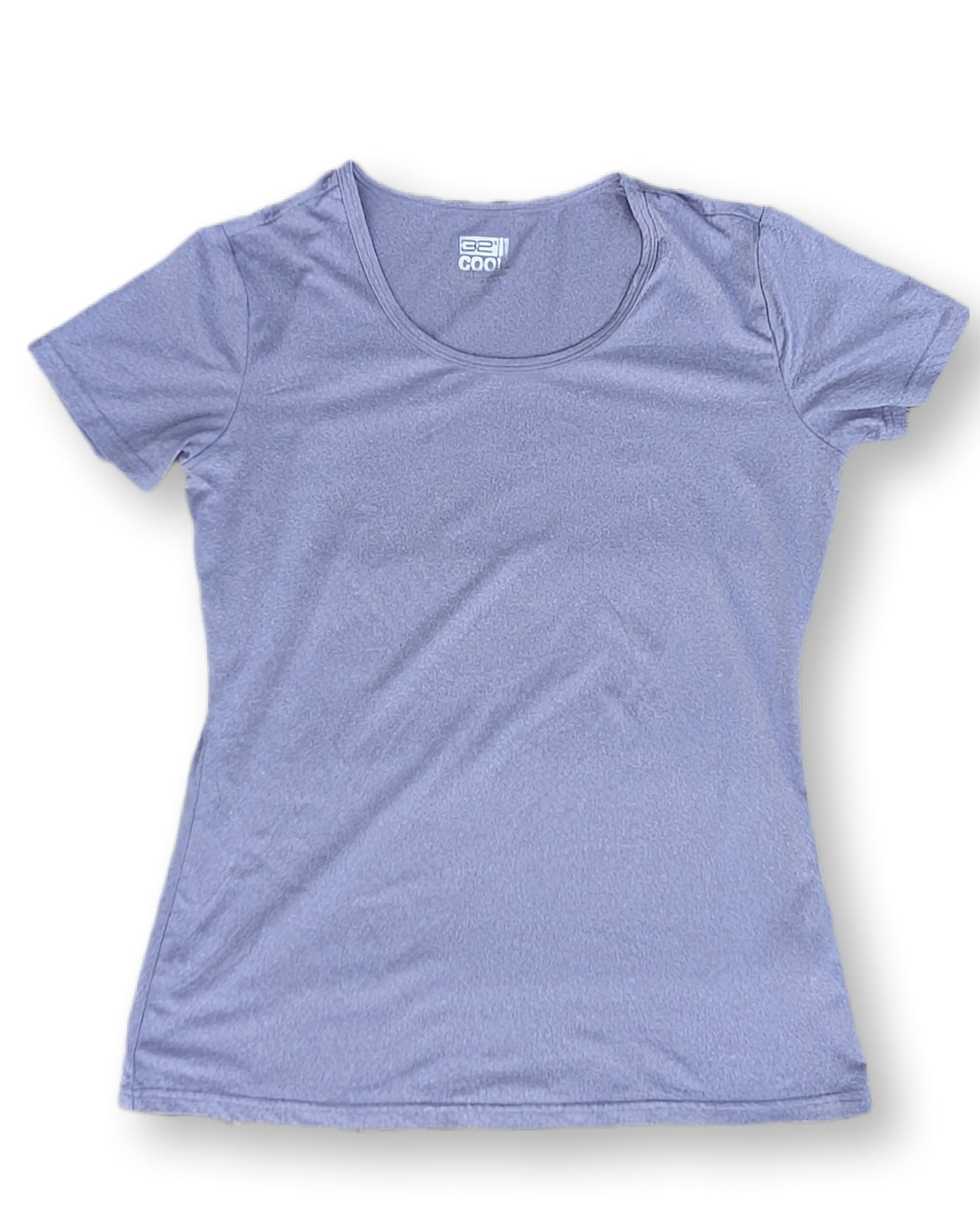 T-shirt de sport respirant lilas à col rond | 32° | SMALL