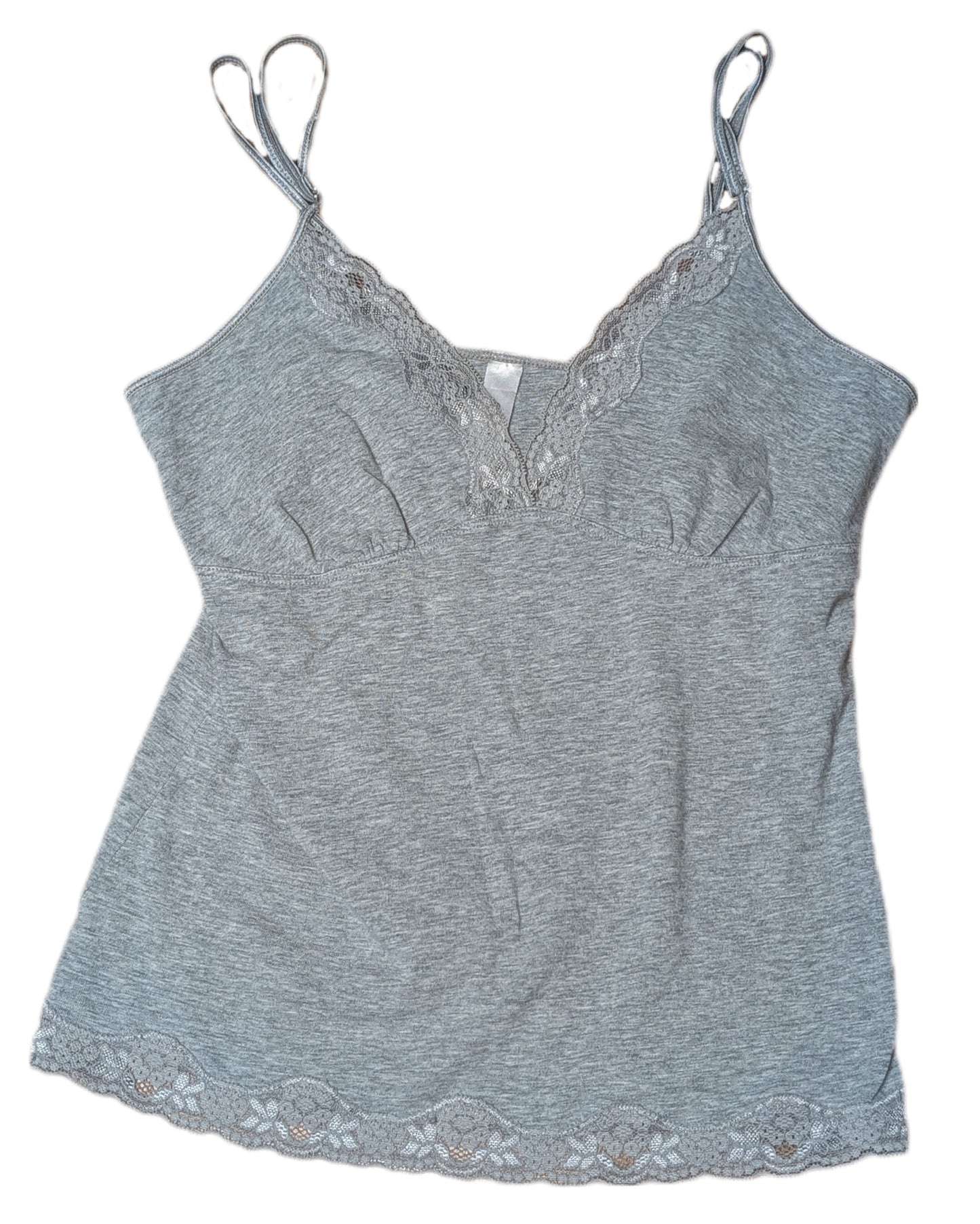 Camisole ajustée col en V avec dentelle | La lingerie | SMALL