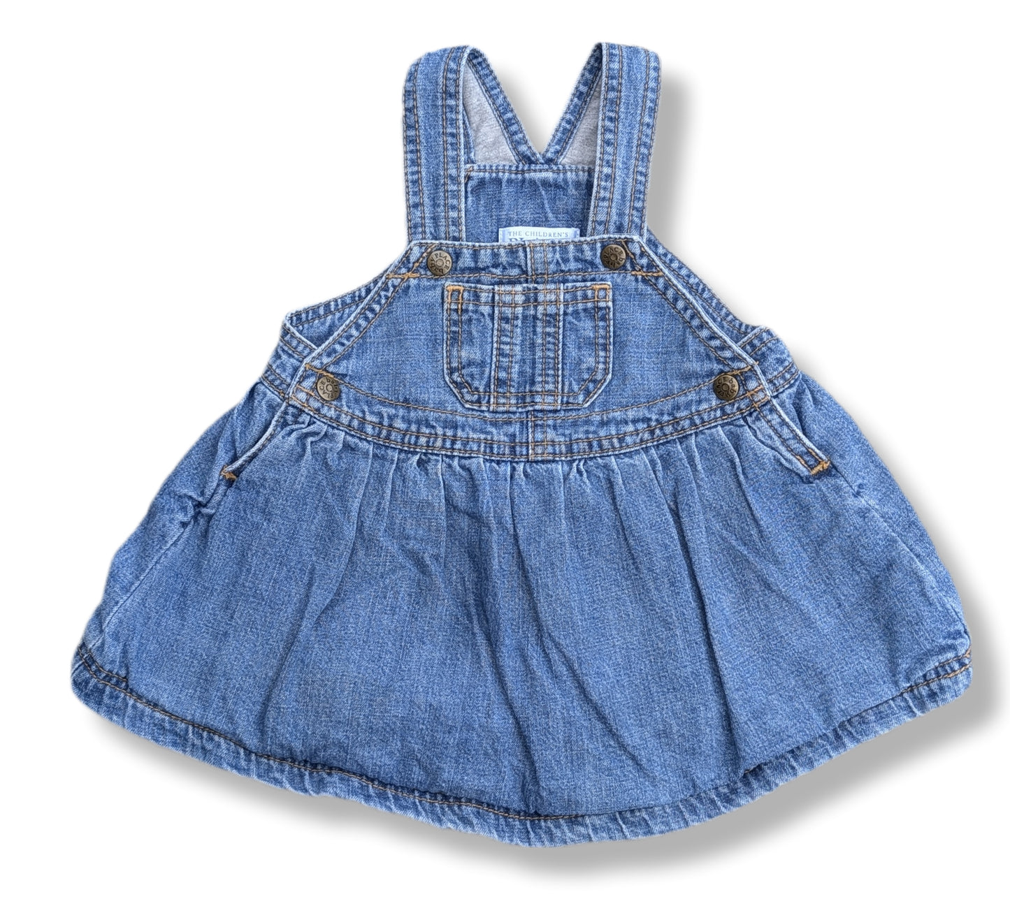Robe salopette en jeans | THE CHILDREN'S PLACE | 6-9 mois