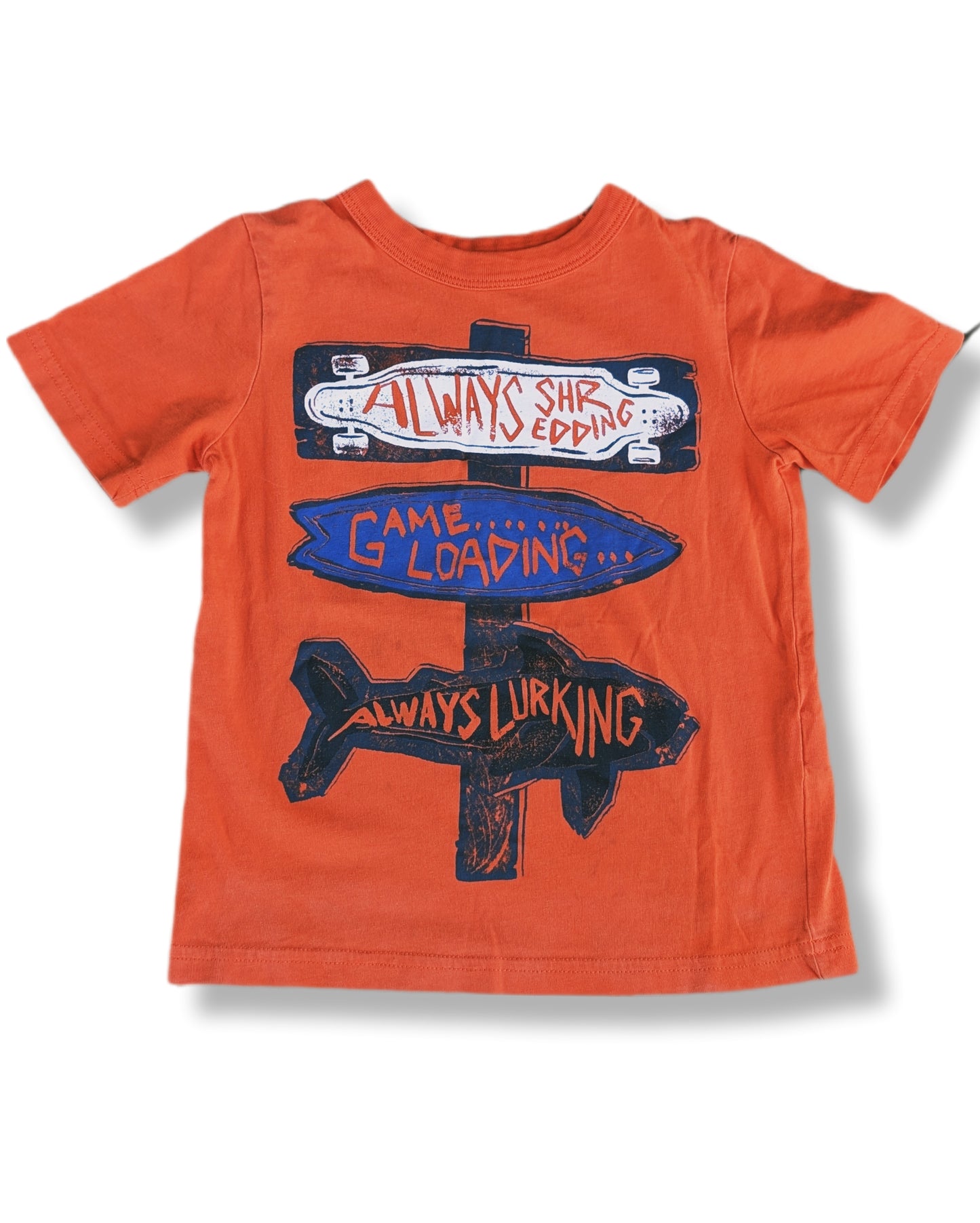 T-shirt à manches courtes orange | JOE FRESH | 4 ans
