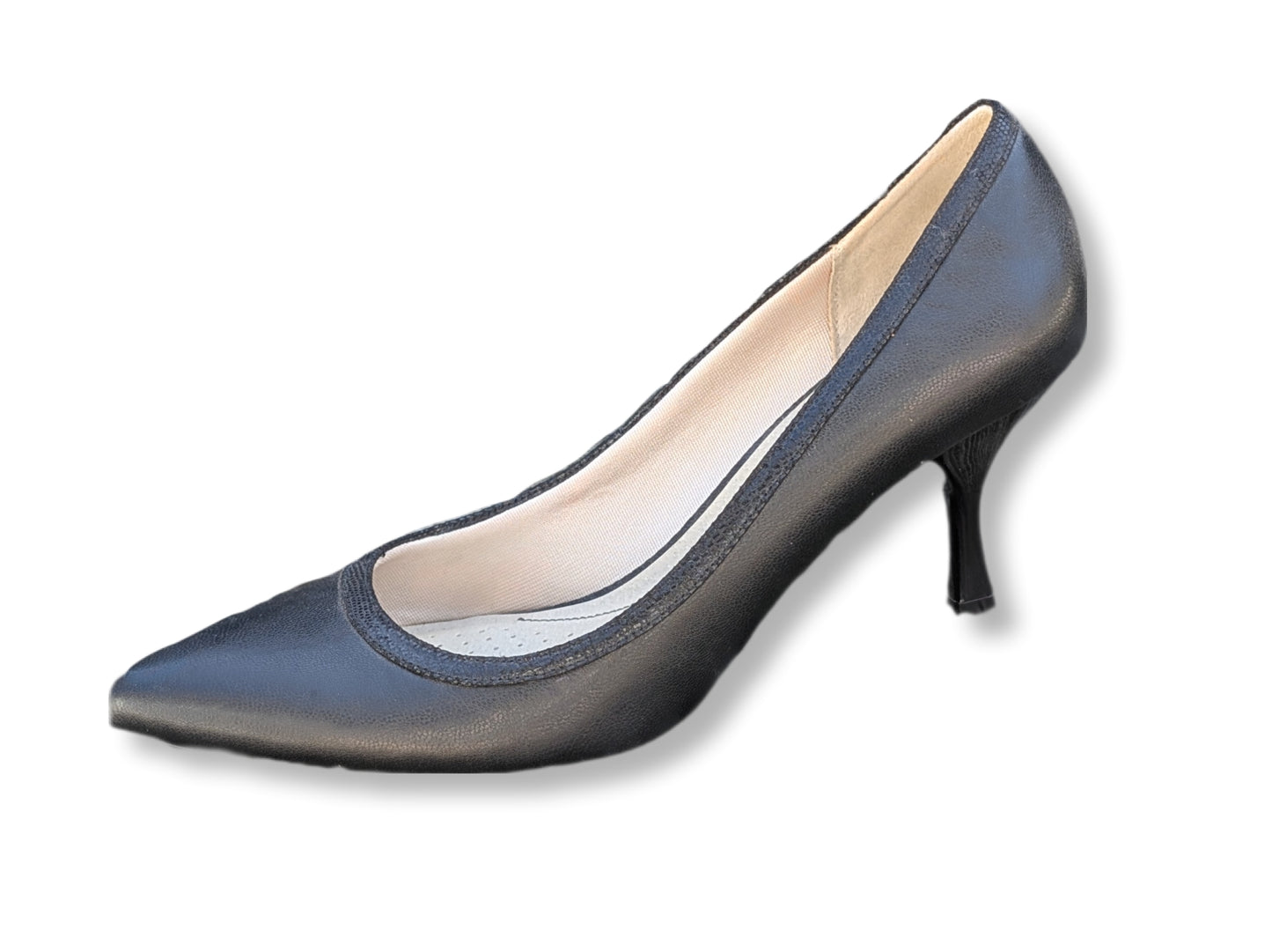 Escarpin noir à bout pointu et talon pointu | LIFESTRIDE | 09