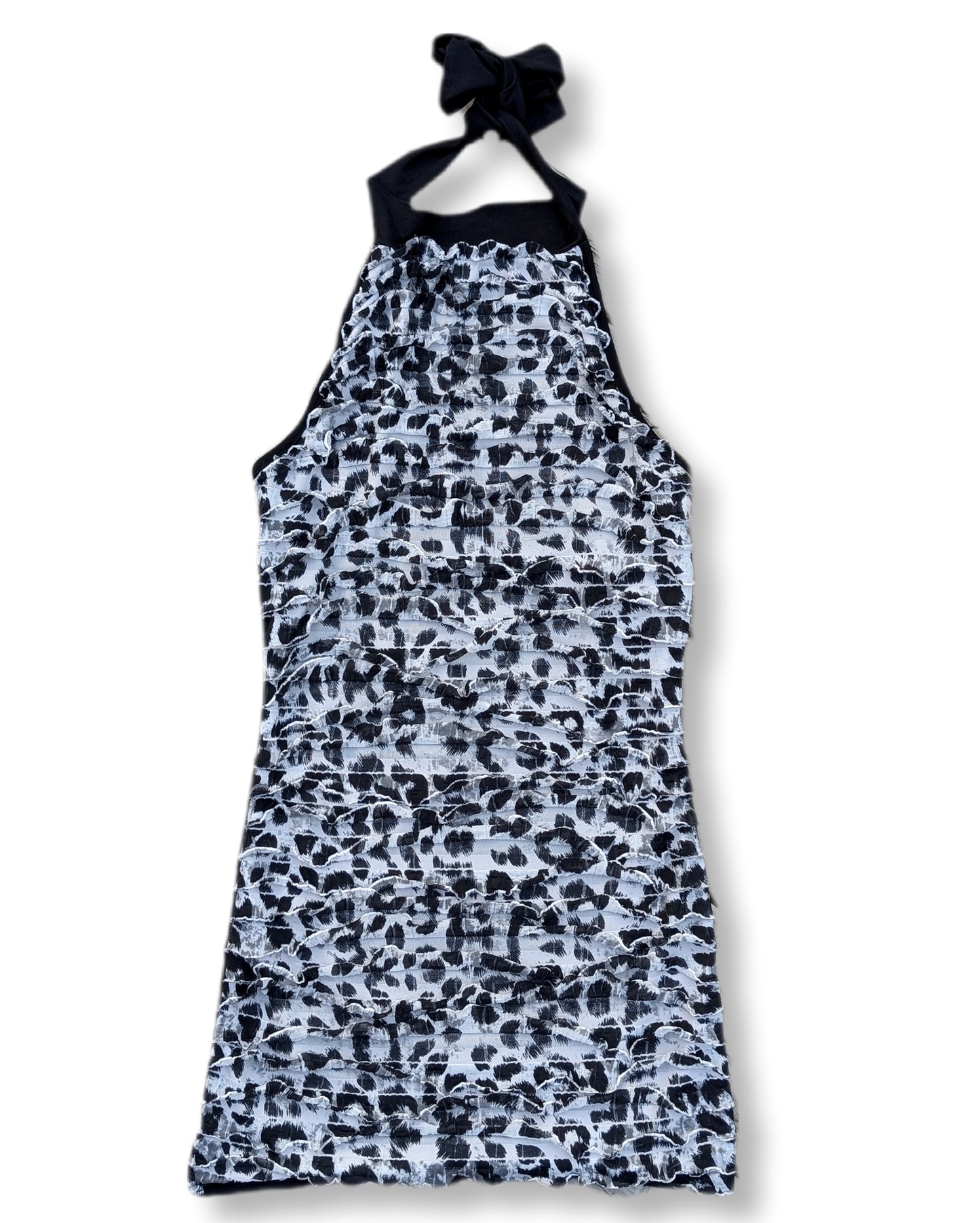 Camisole licou au dos ouvert imprimé léopard | DCScollection | SMALL