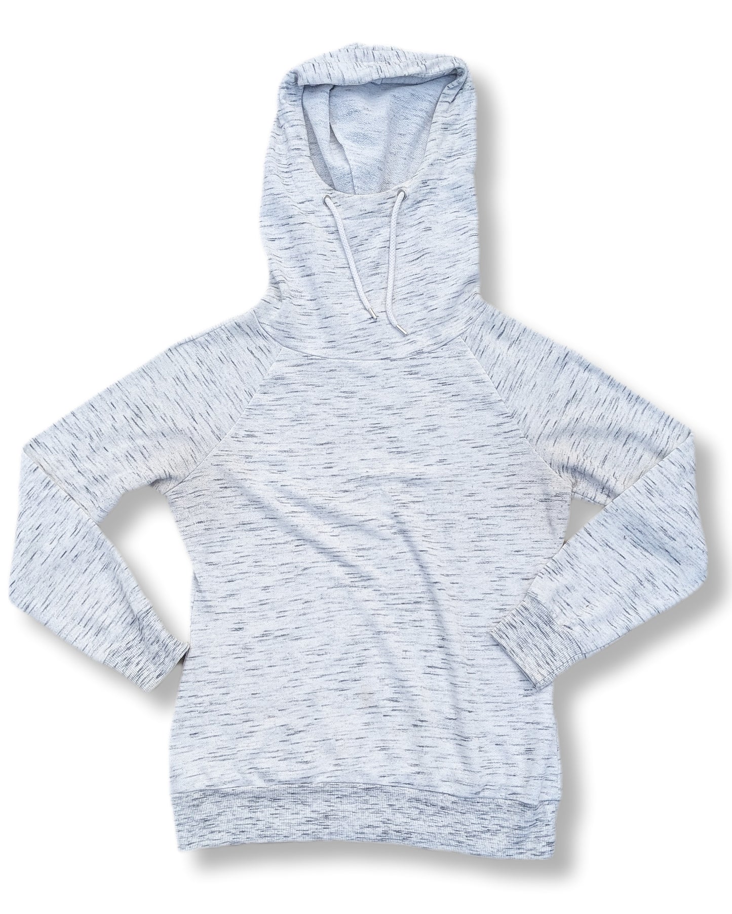 Chandail à capuchon "hoodie" beige et gris léger | TAG | SMALL