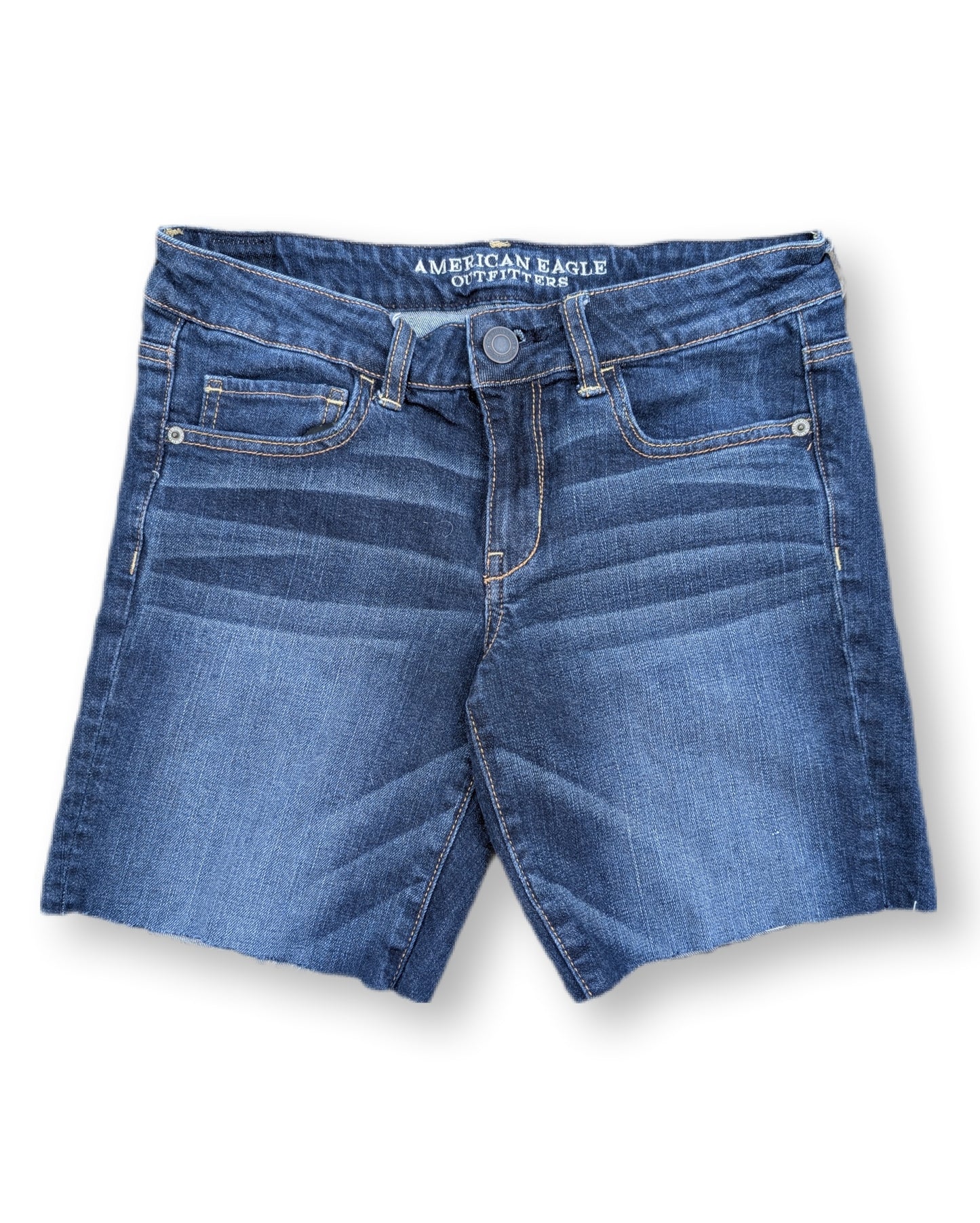 Shorts bermudas en denim délavés | AMERICAN EAGLE | 08