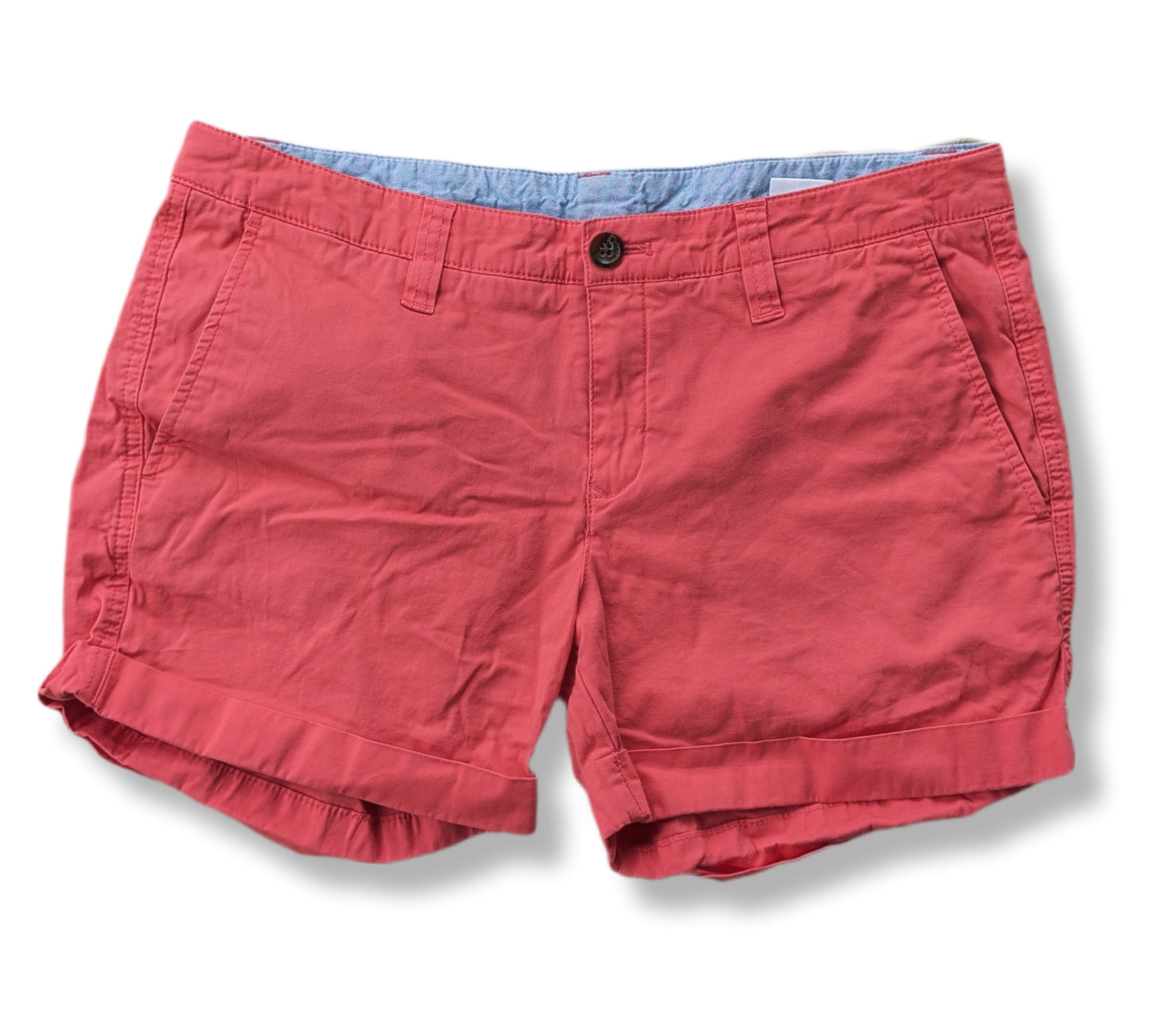 Shorts chino coupe décontractée couleur corail | 29