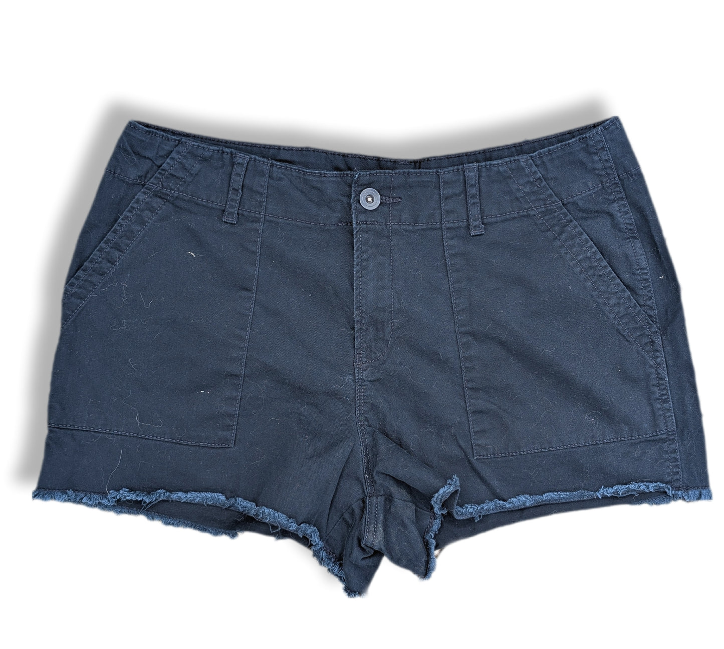 Shorts en coton noir avec grandes poches | George | 10