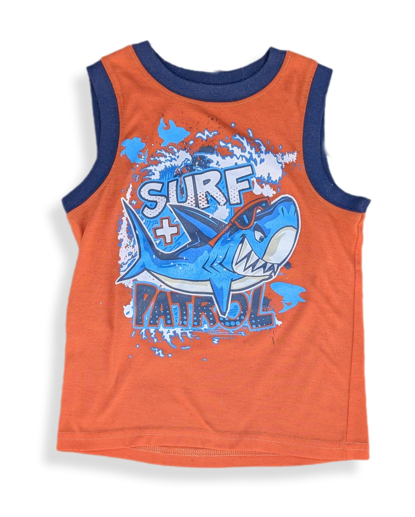 Camisole orange & bleu avec requin 🦈 | GEORGE | 6 ans