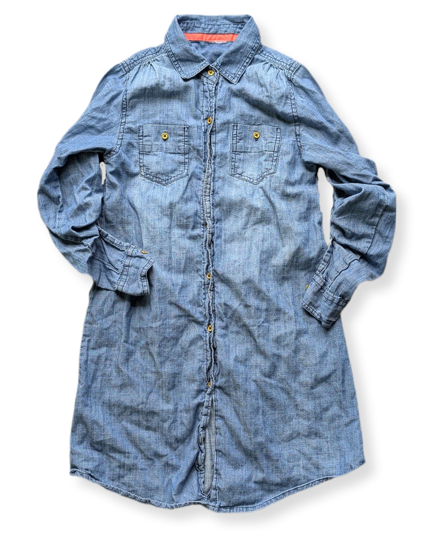 Robe chemise en jeans | 8 ans