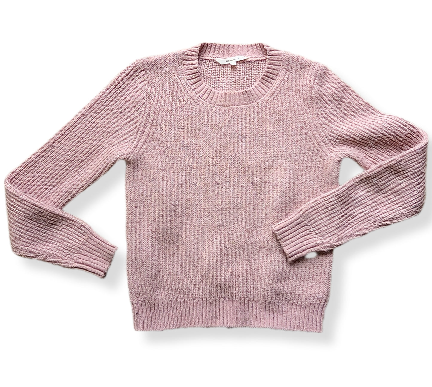 (Ado) Chandail en tricot côtelé rose chiné | BLUMIND | 16 ans