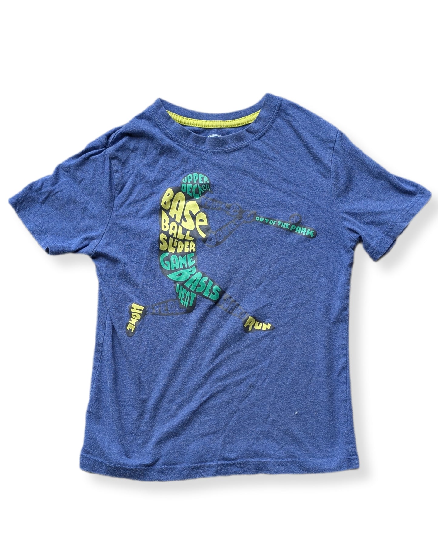 T-shirt à manches courtes thème de baseball ⚾ 6 ans