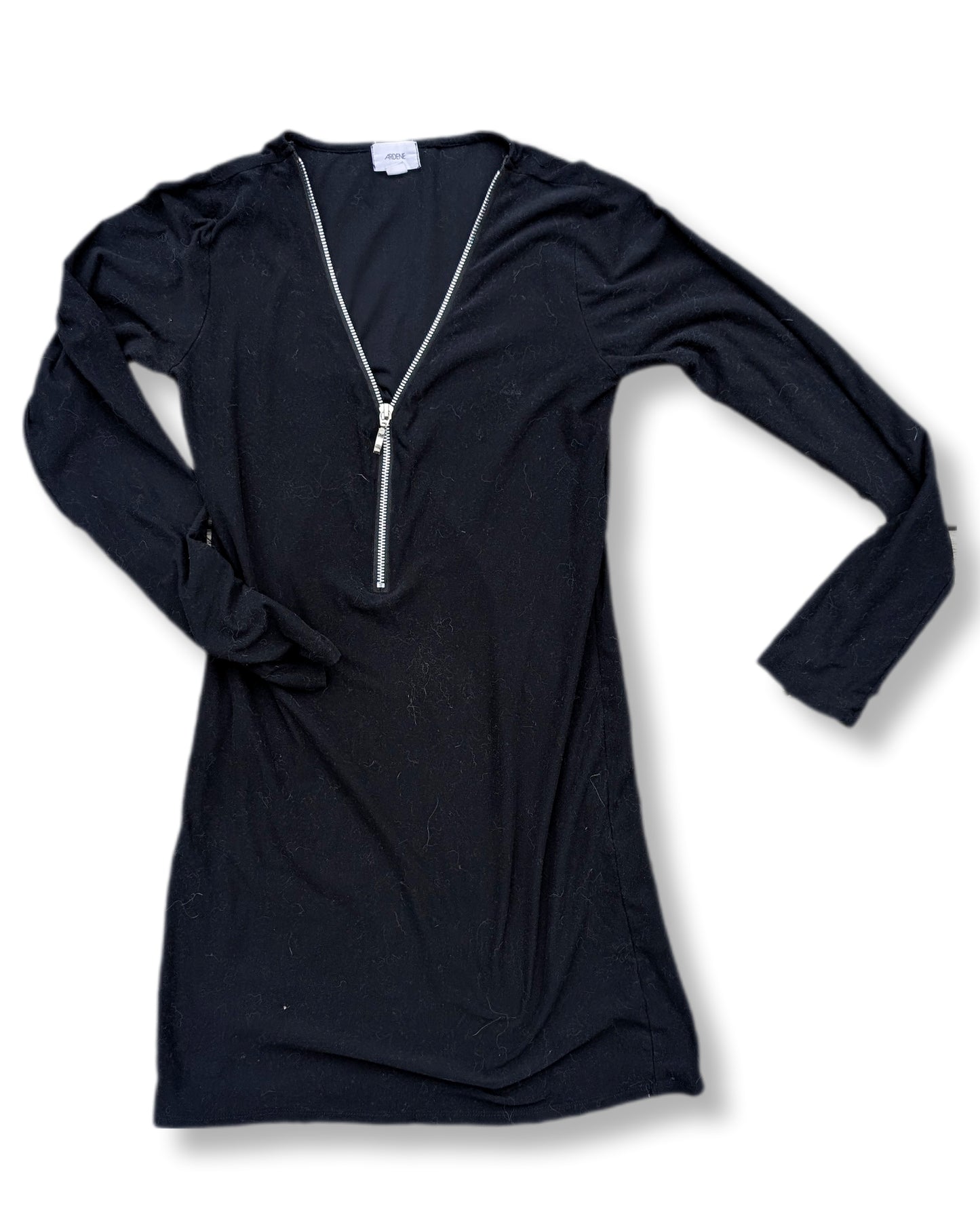 Robe douce moulante aux manches longues | S