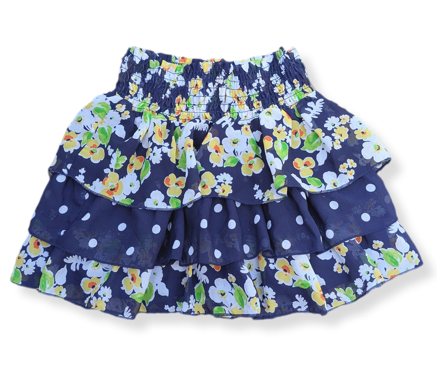 Jupe à volants motif floral et pois | THE CHILDREN'S PLACE | 5-6 ans