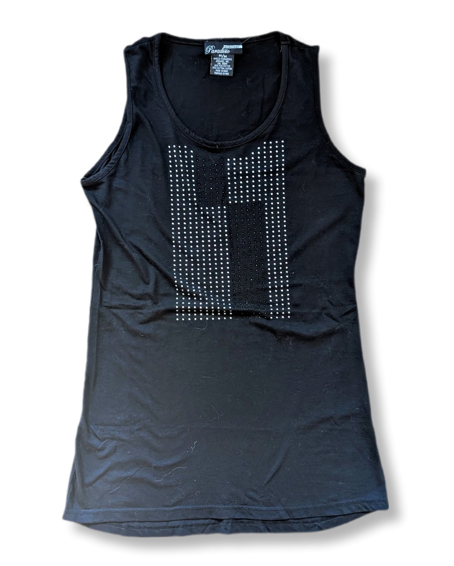 Débardeur long sans manches avec motifs brillants | PARADISIO | MÉDIUM