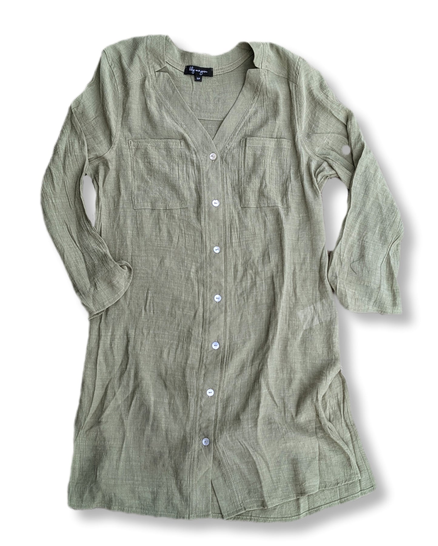 Deux (2) tuniques style chemise très légères  | Lily Morgan | SMALL