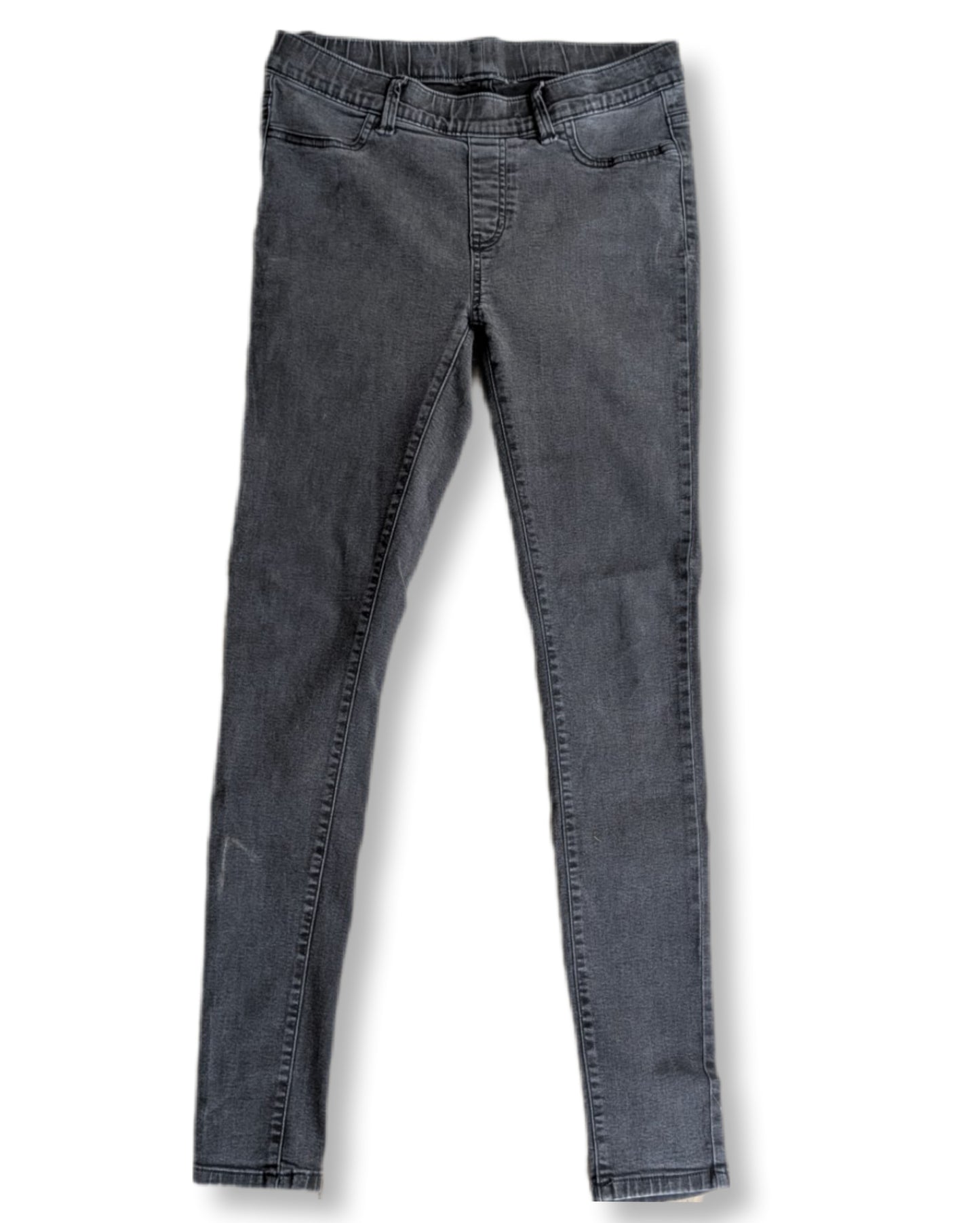 Jegging taille élastique couleur charbon (sans étiquette) ~ 06