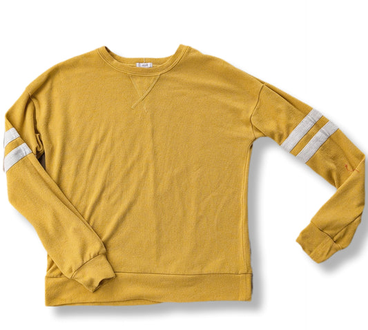 Chandail molletonné jaune moutarde│Ardène