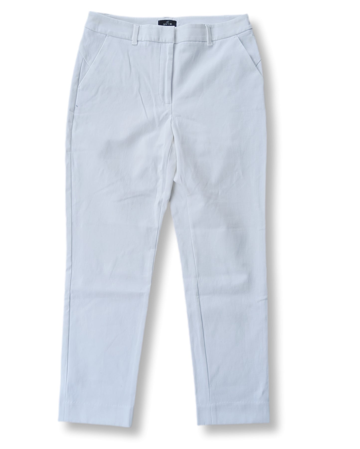 Pantalons blanc cassé, coupe droite très élégant | The slim ankle | 08