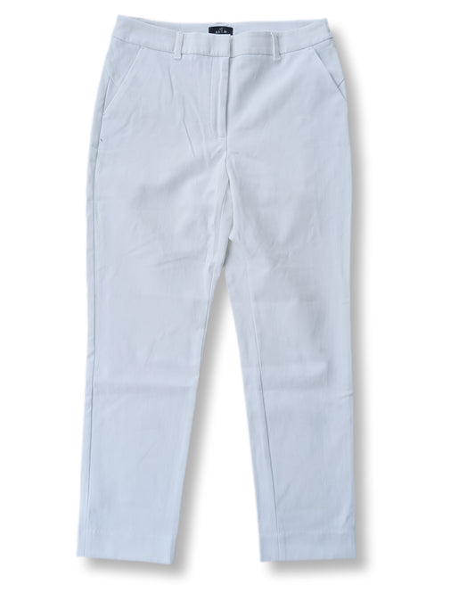 Pantalons blanc cassé, coupe droite très élégant | The slim ankle | 08