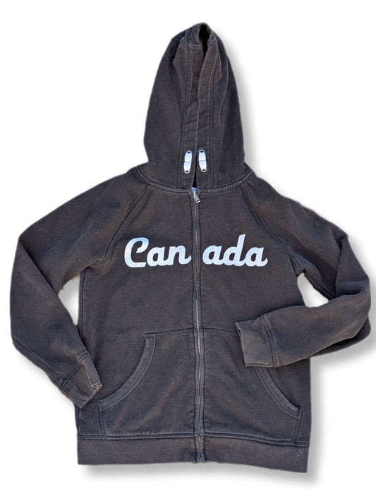 (Ado) Chandail doux à capuchon avec fermeture éclair | 10-12 ans