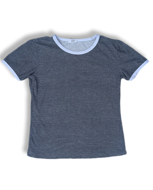 T-shirt doux coupe classique à col rond | ARDÈNE | XS