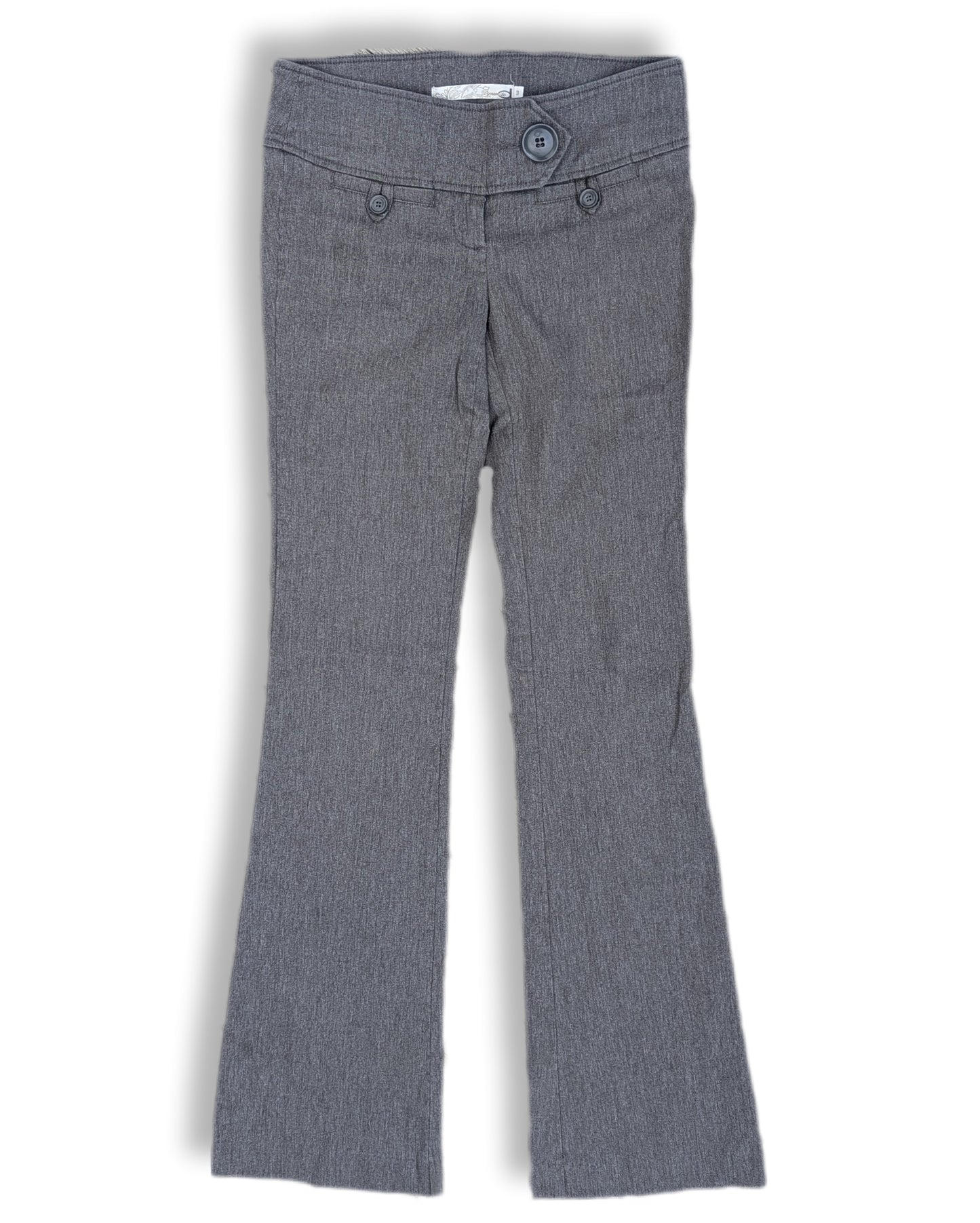 Pantalon habillé gris avec taille boutonnée | DYNAMITE | 03 *imparfait* petite tâche d'eau de Javel sur une fesse