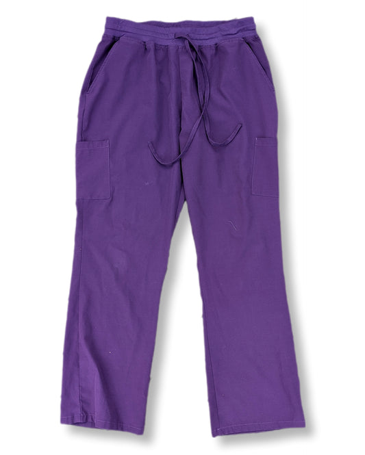 Pantalons violet style cargo coupe droite (style pantalons préposé) | Greentown4flex | X-LARGE
