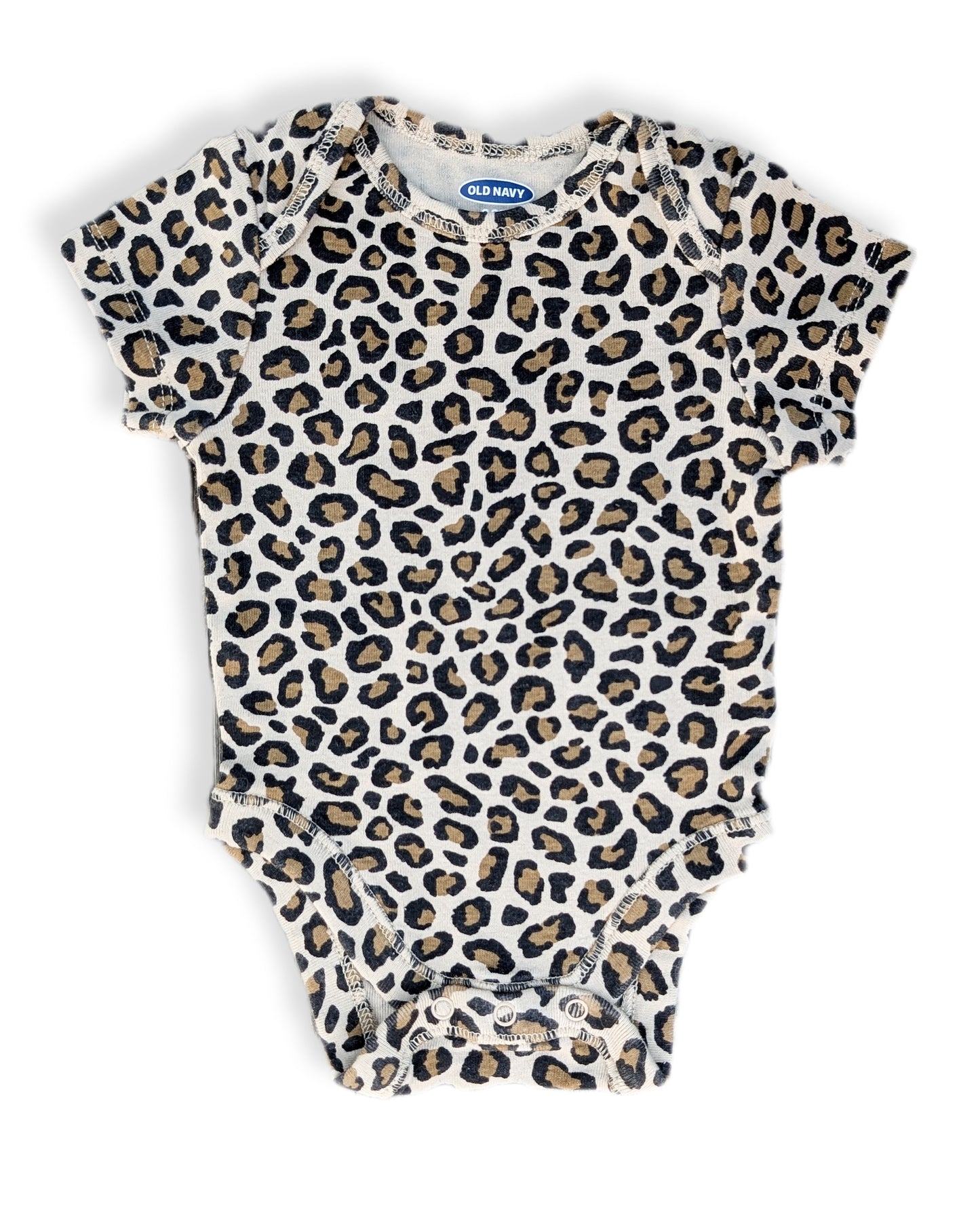 Cache-couche à manches courtes imprimé de léopards | OLD navy | 3 mois