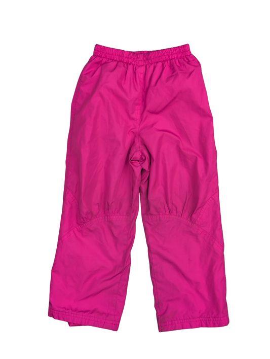 Pantalons de pluie doublé, fushia avec taille élastique | Rococo | 5 ans