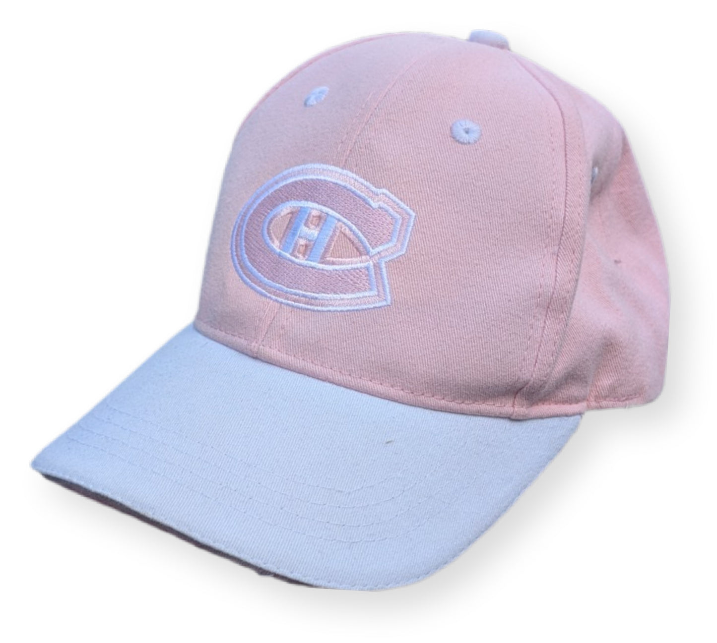 Casquette des Canadiens rose pastel & blanche | T/U