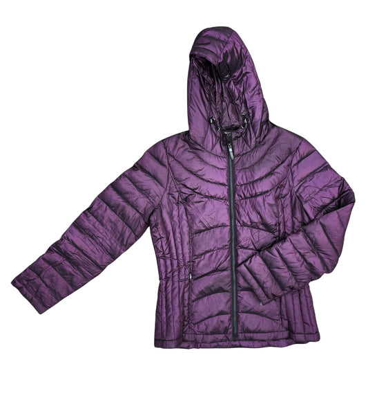 Manteau matelassé très léger couleur prune | Andrew Marc | MÉDIUM