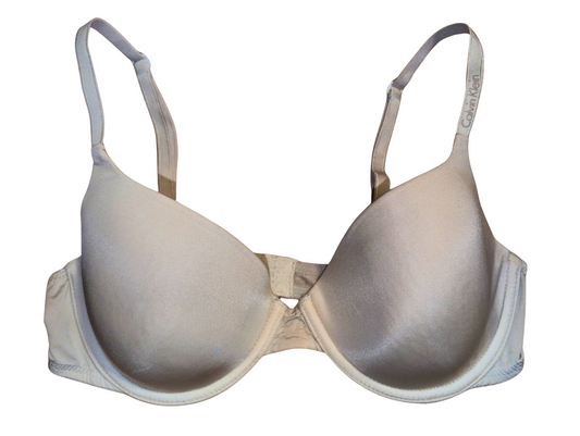 Soutien-gorge beige avec bonnets moulés | CALVIN KLEIN ** Sans étiquette de taille ** environ 34B