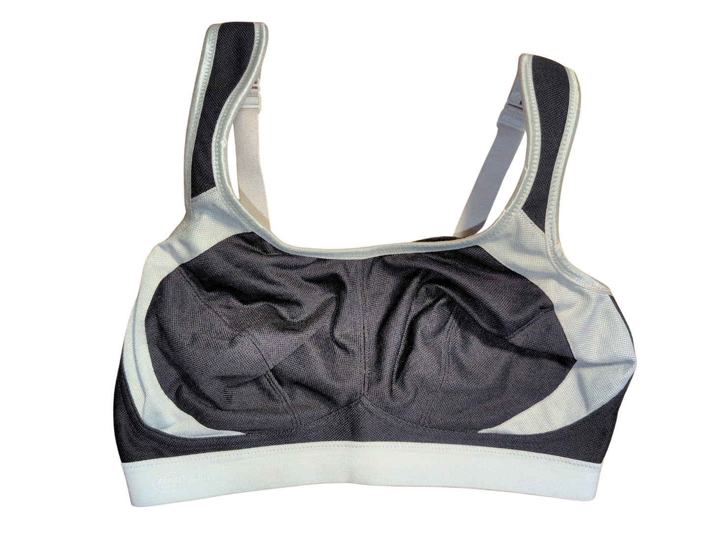 Soutien-gorge de sport à bandes élastiques et large bretelles | 38E