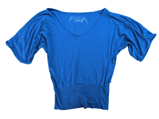 Haut style "chauve-souris" avec décolleté en V & manches 3/4 | TWIK | SMALL