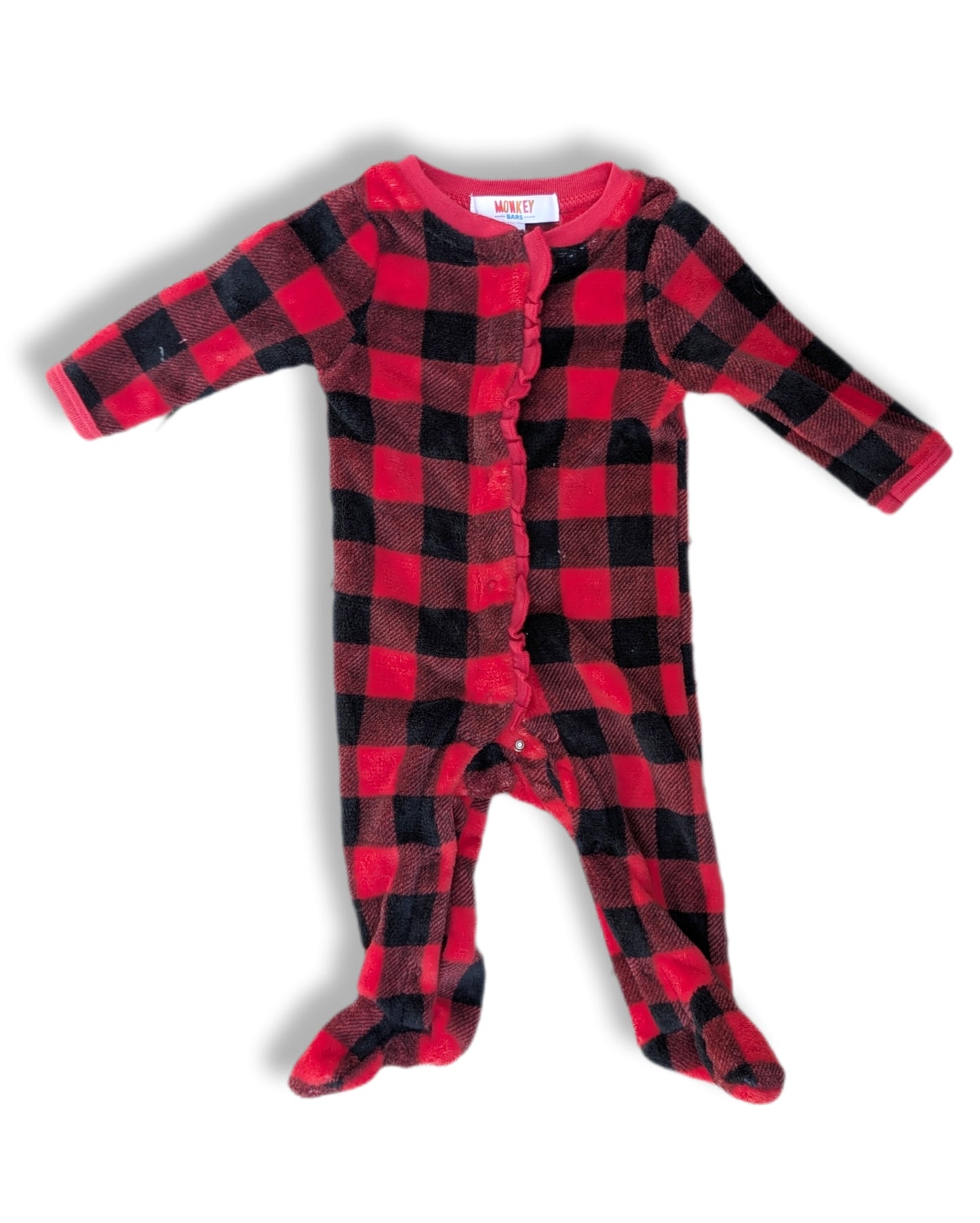 Lot de six (6) pyjamas avec pieds & manches longues | 3-6 mois | Carter's, George & Monkey bars
