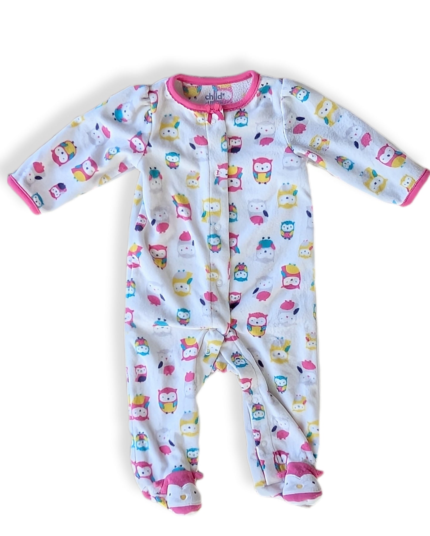 Lot de six (6) pyjamas avec pieds & manches longues | 3-6 mois | Carter's, George & Monkey bars