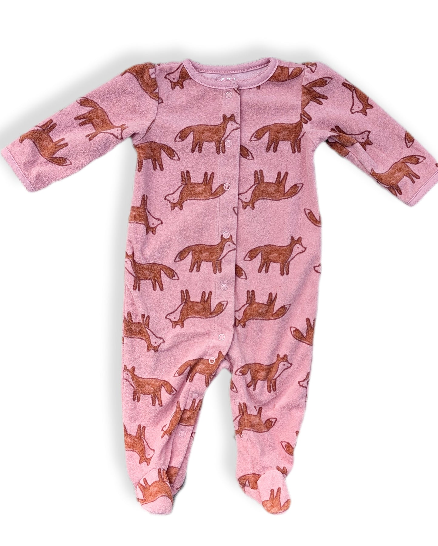 Lot de six (6) pyjamas avec pieds & manches longues | 3-6 mois | Carter's, George & Monkey bars