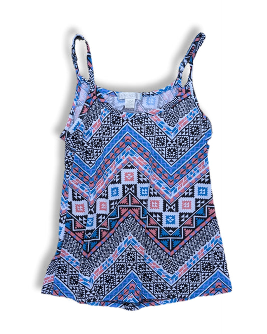 Camisole à fines bretelles & coupe ajustée avec motifs aztèques | Magazine | MÉDIUM