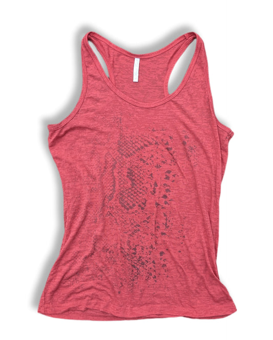 Débardeur à dos nageur de couleur corail | MÉDIUM