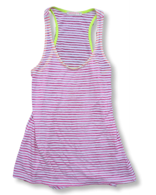 Débardeur rayé transparent à dos nageur | ARDÈNE | SMALL