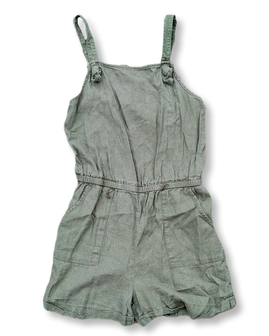 (Ado) Combi-shorts style salopette couleur kaki | OLD NAVY | 14 ans