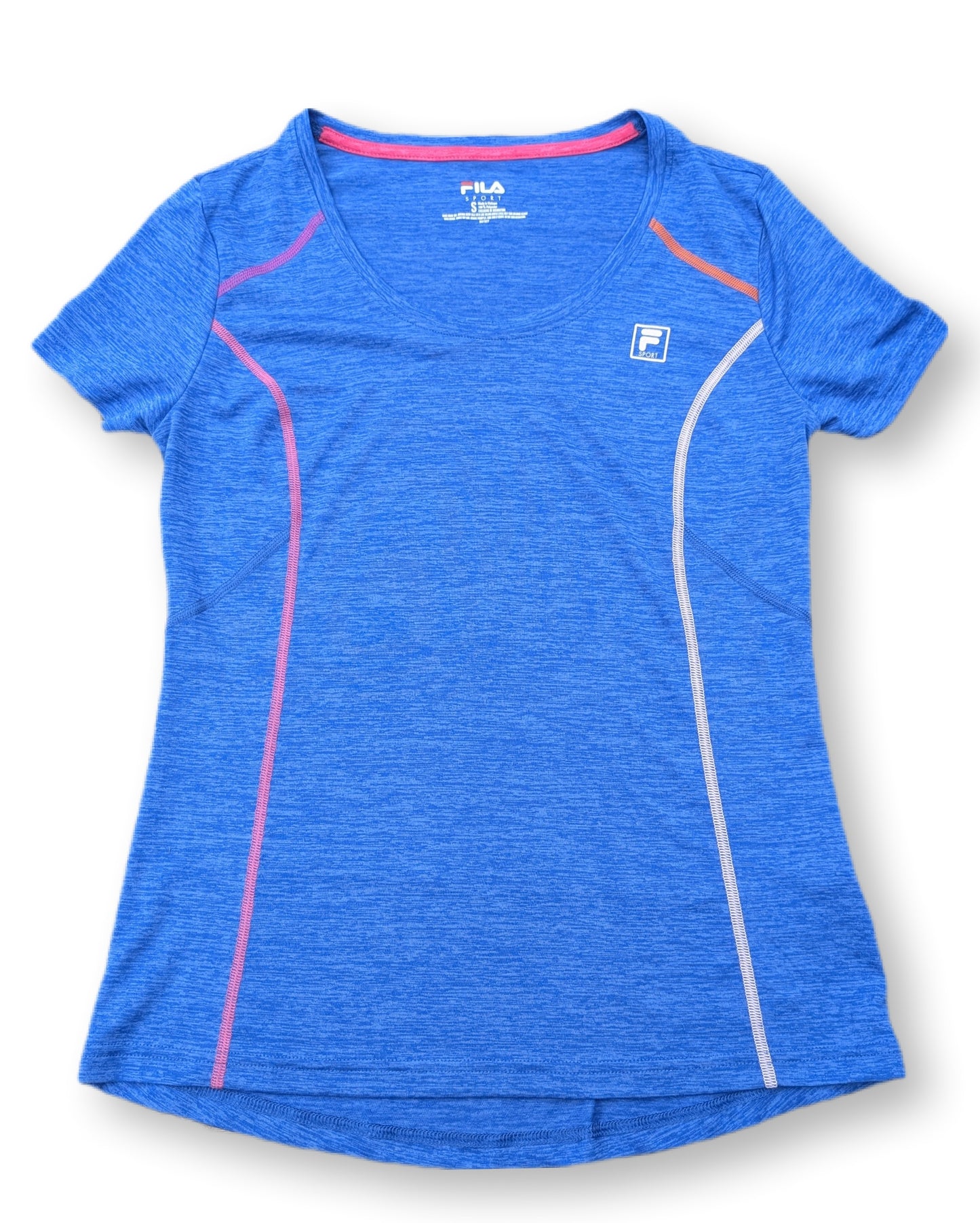T-shirt de sport respirant à col rond | FILA sport | SMALL
